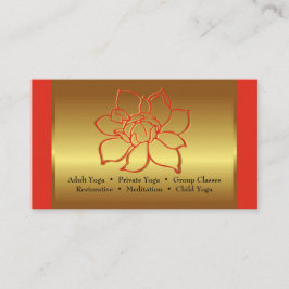 BC für Yoga Instructor oder Schönheitssalon Visitenkarte