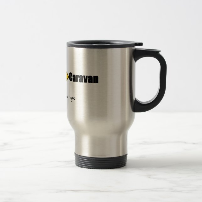 BC "nehmen Sie mir mit Ihnen" Reise-Tasse Reisebecher (Rechts)
