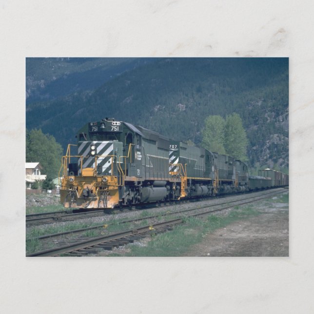 BC RY SD-40 POSTKARTE (Vorderseite)
