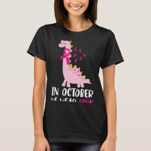 BC Survivor Im Oktober tragen wir rosa Brustkrebs T-Shirt
