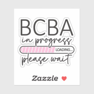 BCBA-Analyst für zukünftiges Verhalten im Gange Aufkleber