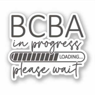 BCBA-Analyst für zukünftiges Verhalten im Gange Aufkleber