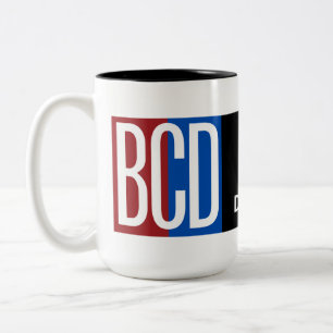BCD-Logo-Kaffeetasse Zweifarbige Tasse