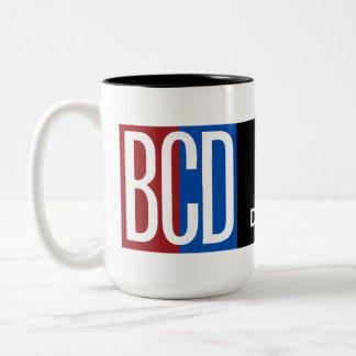 BCD-Logo-Kaffeetasse Zweifarbige Tasse