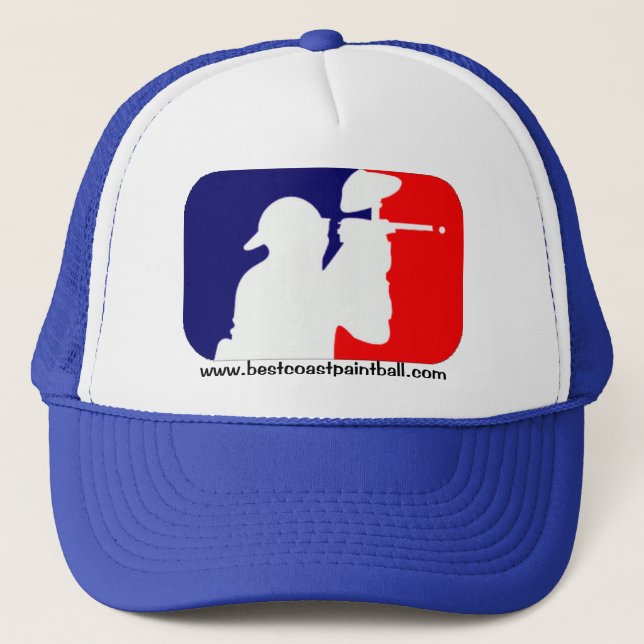 BCP Paintball-Sport-Logo Truckerkappe (Vorderseite)