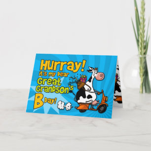 bd Roller Cow - Urenkel Karte