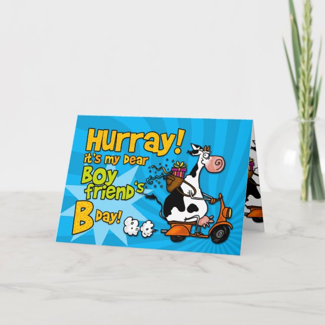 BD SCOOTER COW - BOYFRIEND KARTE (Vorderseite)