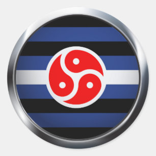 BD / SM PRIDE MEDALLION RUNDER AUFKLEBER