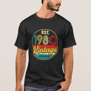 Bday 42 Year Old Vintag 1980 Limited Edition 42. T-Shirt
