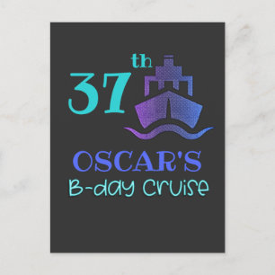 Bday Cruise Birthday Party Group Matching Postkarte