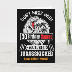 Bday Saurus für sie oder ihn Geburtstagskarte Karte