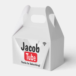 Bday Tube Favor Box Geschenkschachtel