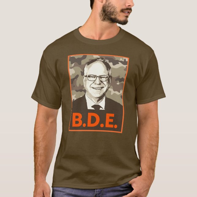 BDE-Hoffnung in Camouflage T-Shirt (Vorderseite)