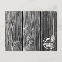 BDR: Ihr eigenes B&W Feiertagspostkarte