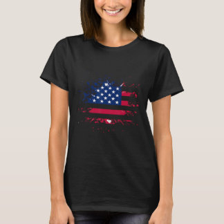 Be A Good American Usa Flag T-Shirt