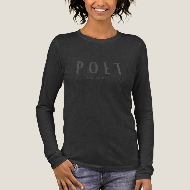 “Be a Poet” – Women’s Tee By H.G. Alexandre (Vorderseite)