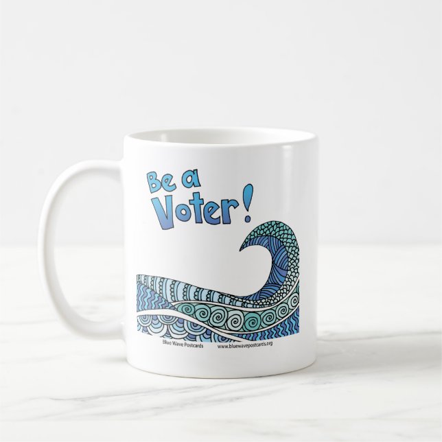 Be a Voter Mug Kaffeetasse (Links)