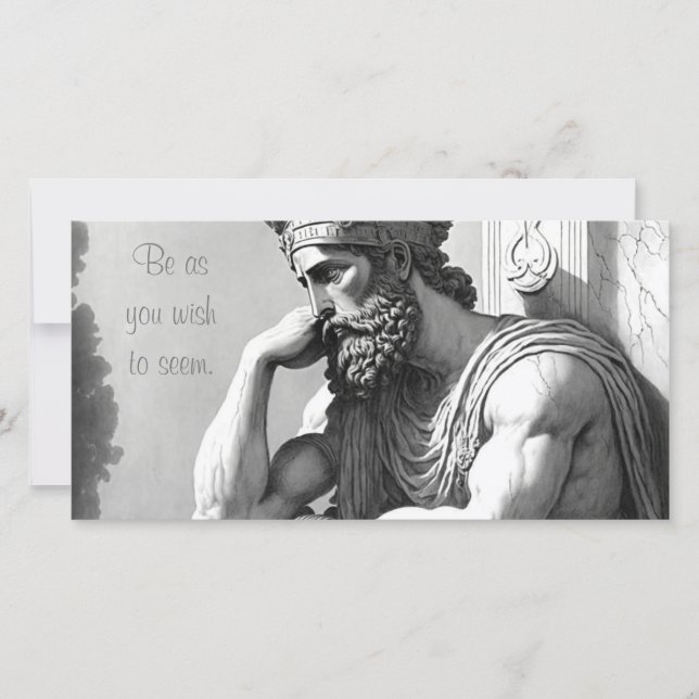 Be as you wish to seem (Vorderseite)