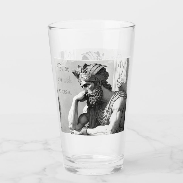 Be as you wish to seem glas (Vorderseite)