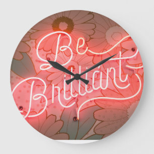 BE BRILLIANT Maueruhr Große Wanduhr