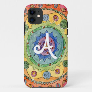 "be Colorful" Regenbogen Mandala mit weißem Anfang Case-Mate iPhone Hülle