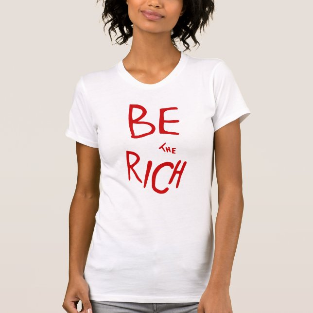 BE, die reichhaltige politische Botschaft des AOC- T-Shirt (Vorderseite)