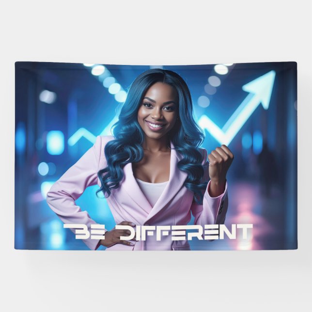 BE DIFFERENT BANNER (Horizontal)