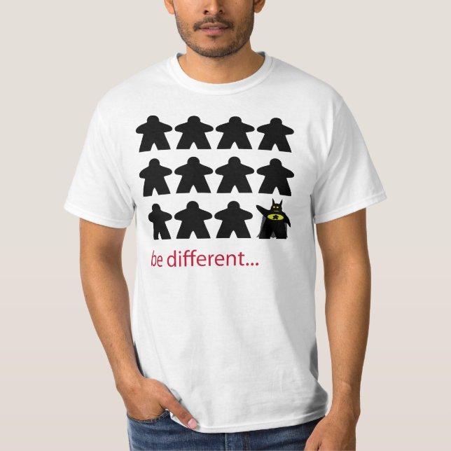Be different - Batmeeple T-Shirt (Vorderseite)