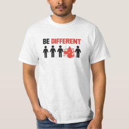 Be Different - Funny Drummer T-Shirt