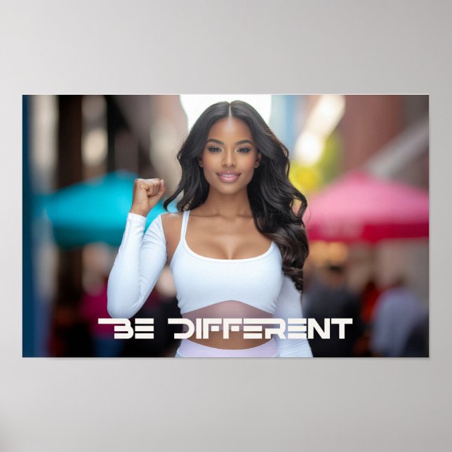BE DIFFERENT POSTER (Vorne)