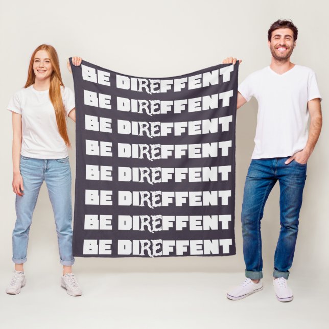 Be Direffent Fleecedecke (Beispiel)