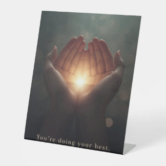 Be Gentle With Yourself Sockelschild