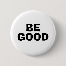 BE GOOD Text White