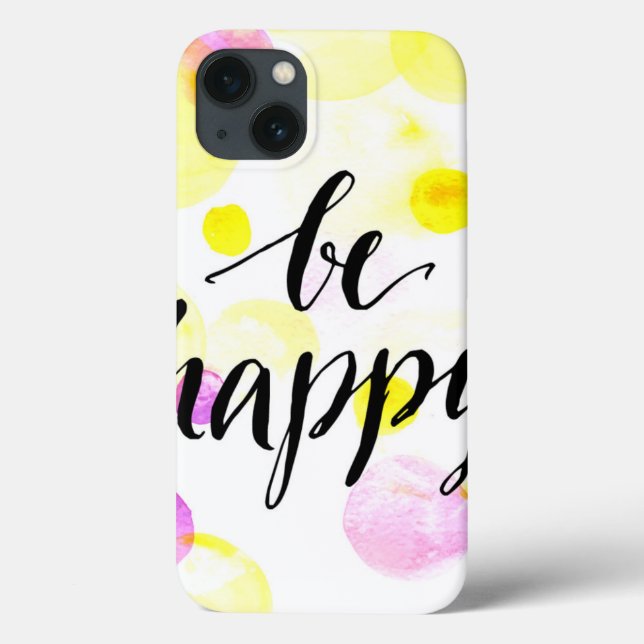 Be Happy 2 Case-Mate iPhone Hülle (Rückseite)