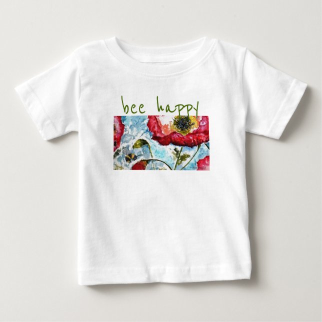Be Happy Baby Romper T-shirt (Vorderseite)
