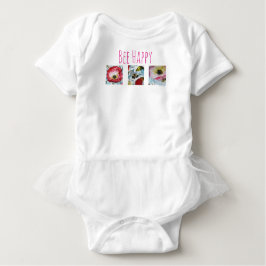Be Happy Bee and Blume Art Baby Tutu T-shirt