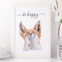 Be Happy Fox Kinderzimmer Child Woodland