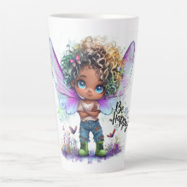 Be Happy Lil Fairy Latte Tasse