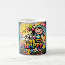 Be Happy Mug Kaffeetasse