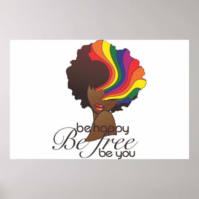 Be Happy Poster (Vorne)