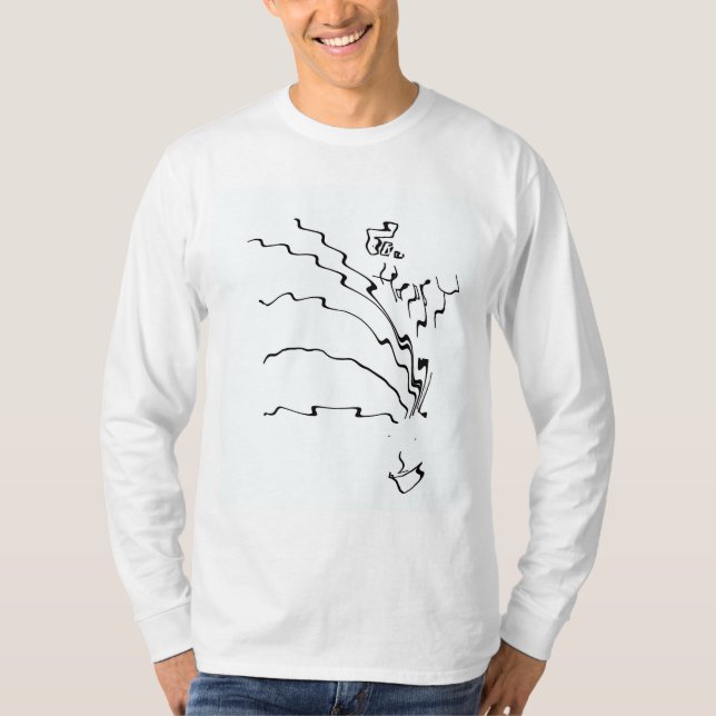 Be Happy Quirky Long Sleeve T Shirt (Vorderseite)