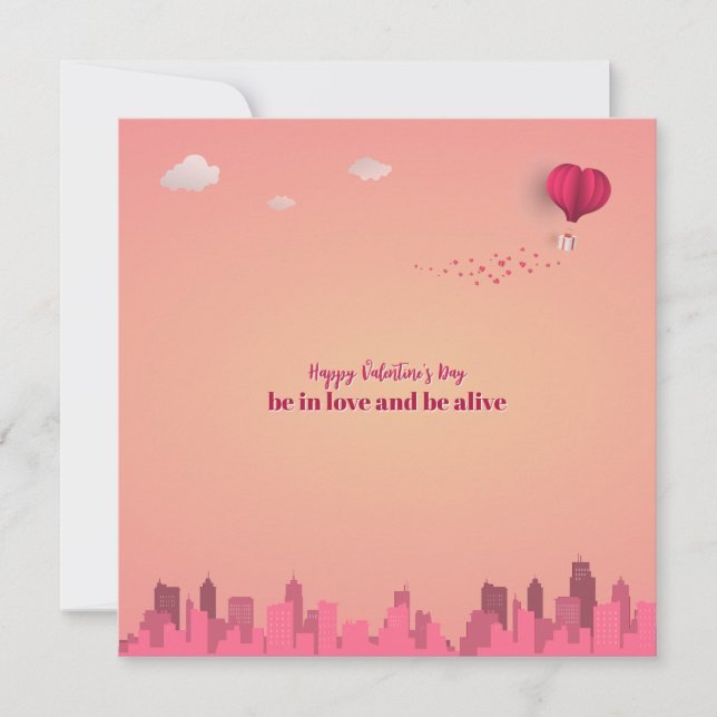 Be in love save the date (Vorderseite)