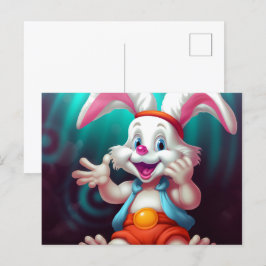 Bé Kaninchen Postkarte