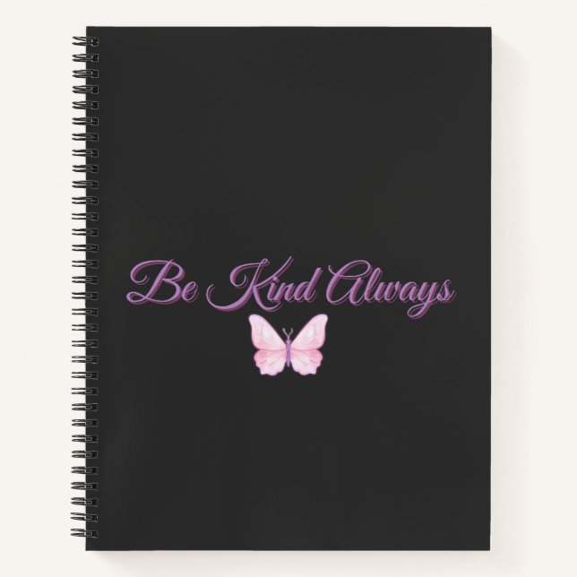 Be Kind Always 💖 Notizbuch (Vorderseite)