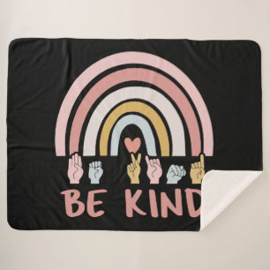 Be Kind ASL III - Amerikanische Gebärdensprache Sherpadecke
