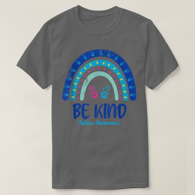 Be Kind Autism Awareness Month  T-Shirt (Design vorne)