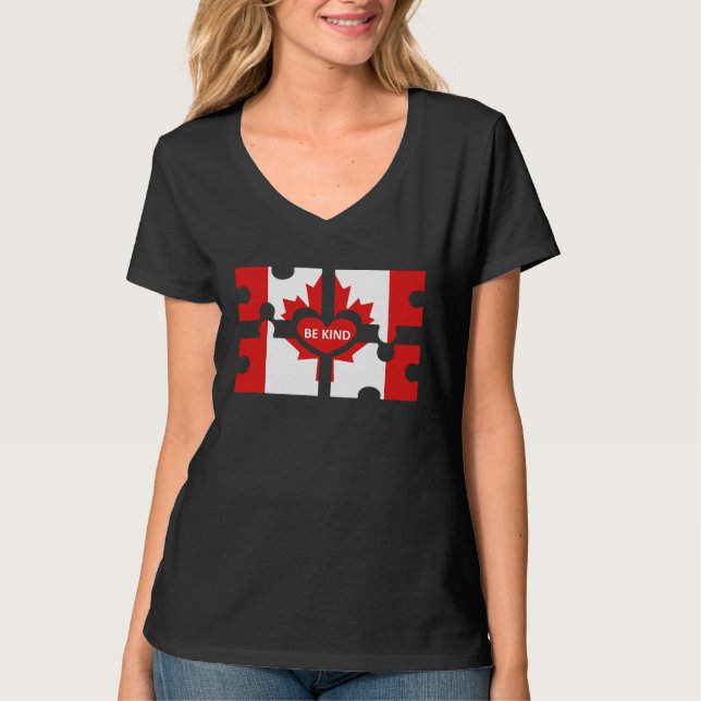 Be Kind Canada T-Shirt (Vorderseite)