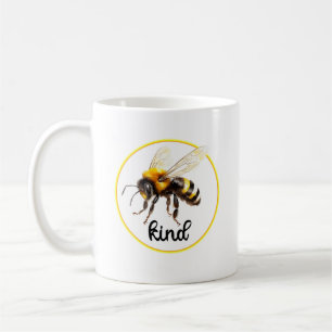 BE KIND Hummel Aquarellmalerei Natur Kaffeetasse