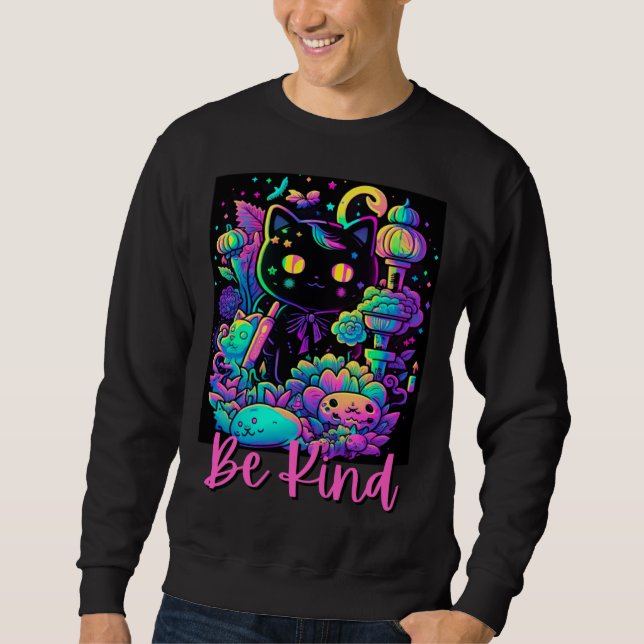 Be Kind Kindnes For Women Kids Men Cute Flowers Fl Sweatshirt (Vorderseite)