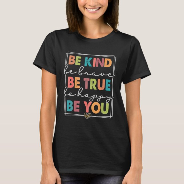 Be Kind Kindness Autism Awareness Support Kids Tod T-Shirt (Vorderseite)